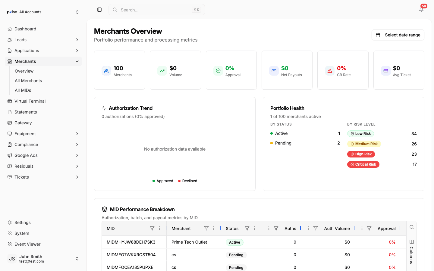 Payment Processing — Pulse CRM
